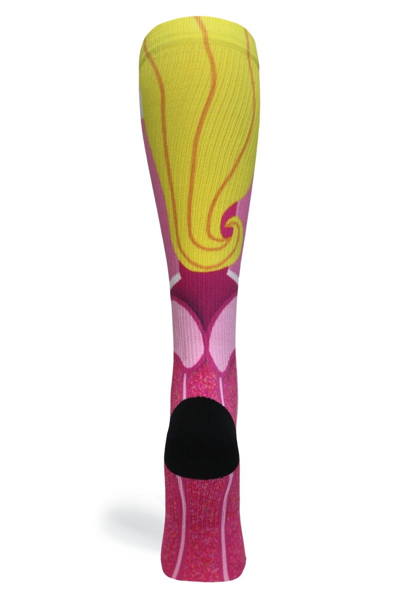 Crazy 360 Rosey Princess OTC Compression Socks (Standard & Extra Wide)