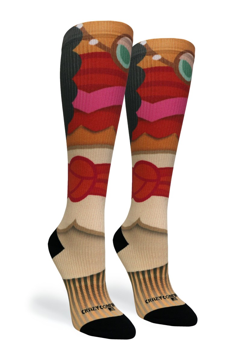 Crazy 360 Island Princess OTC Compression Socks (Standard & Extra Wide)