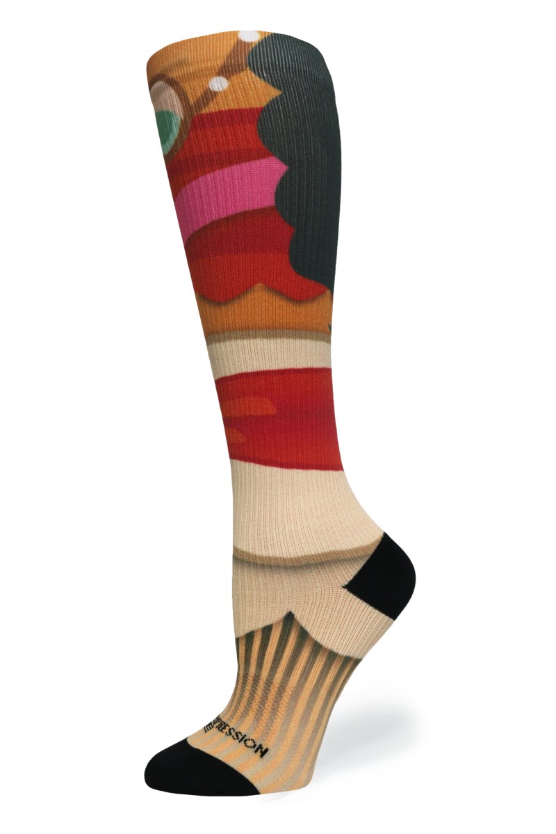 Crazy 360 Island Princess OTC Compression Socks (Standard & Extra Wide)