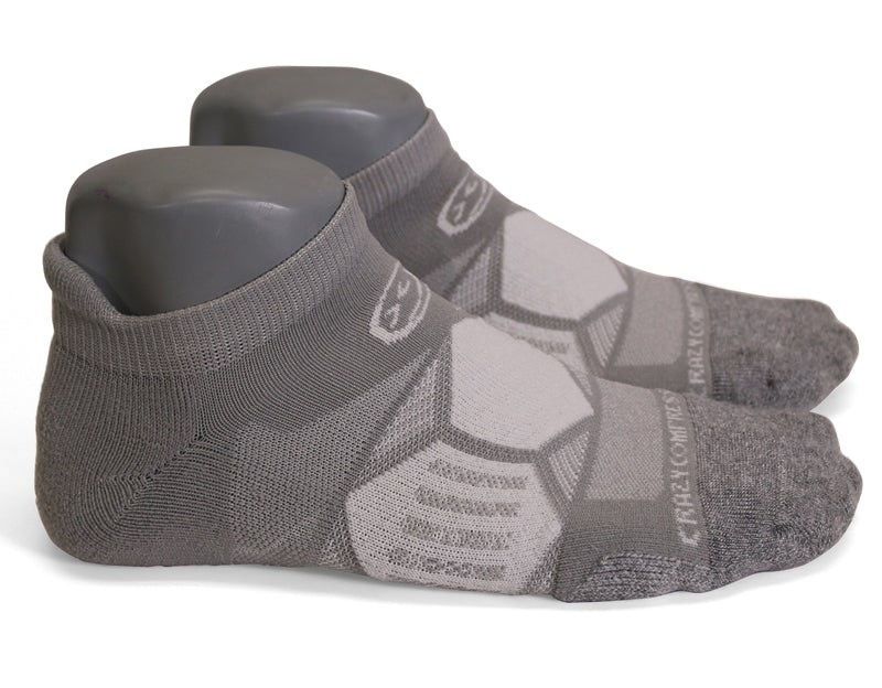 Crazy Cool Grey Runners - Elite Running Socks
