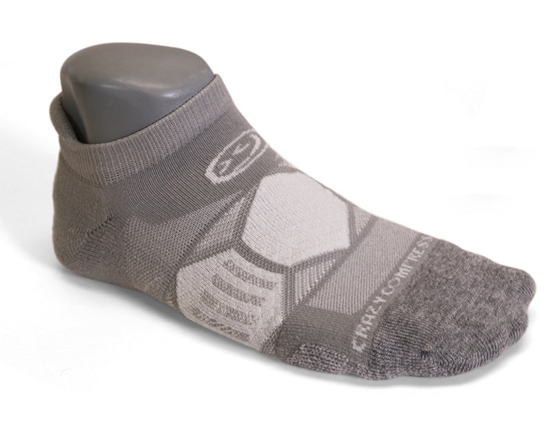 Crazy Cool Grey Runners - Elite Running Socks