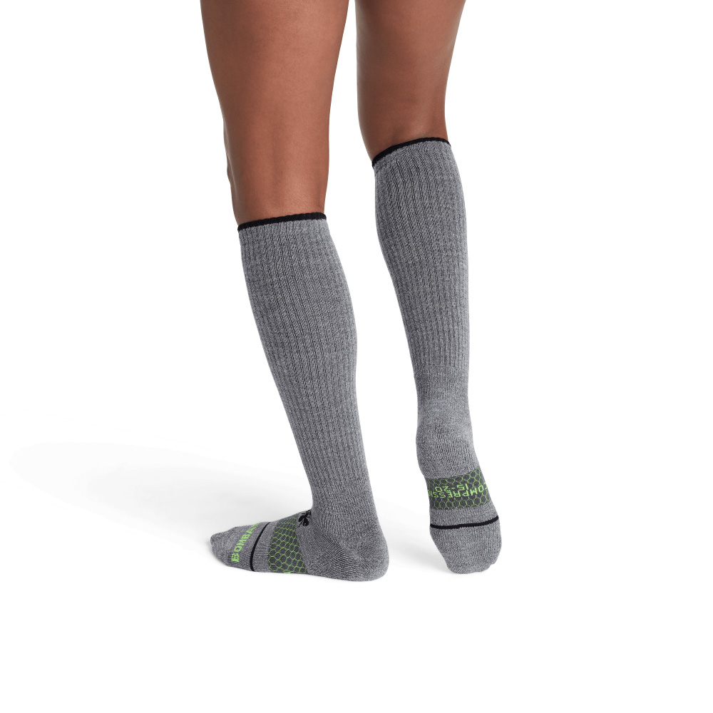 Bombas Women's Merino Wool Blend Everyday Compression Socks (15-20mmHg)