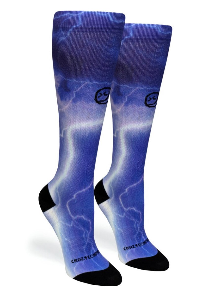 Crazy 360 Flash of Lightning OTC Compression Socks (Standard & Extra Wide)