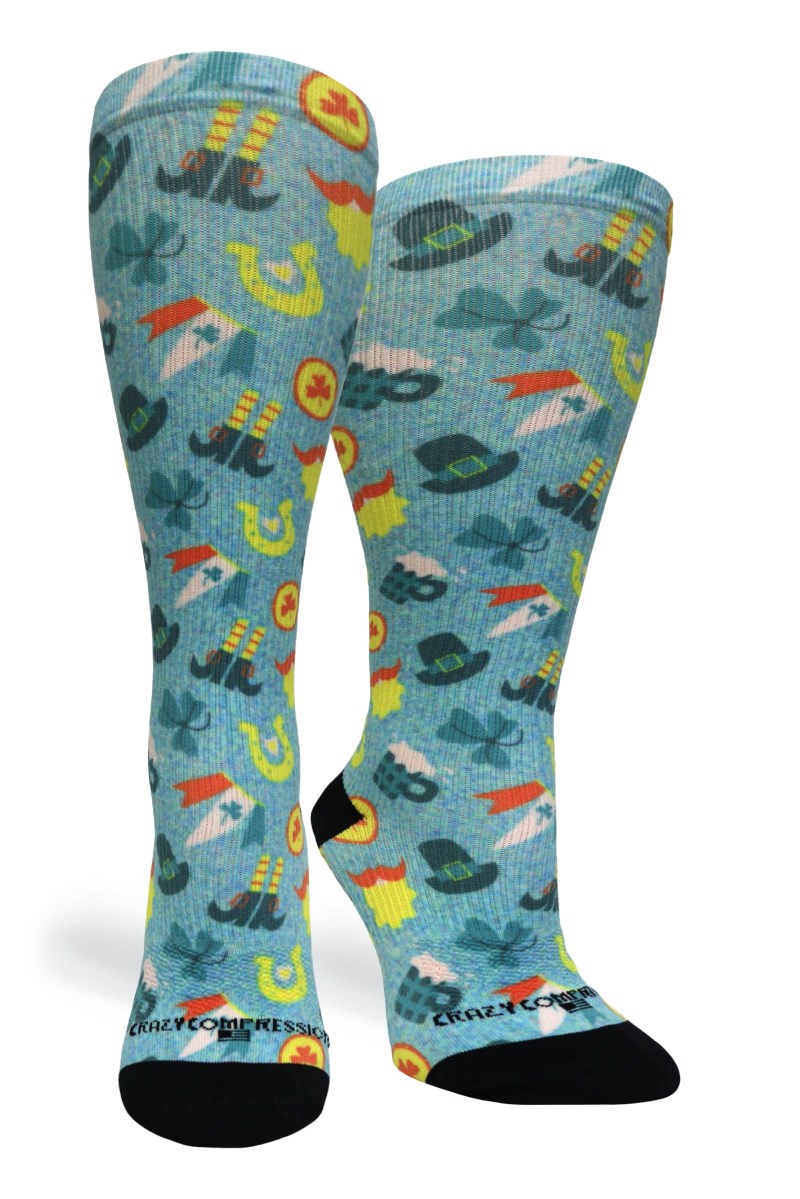 Crazy 360 Patrick's Charms (EXTRA WIDE CALF)