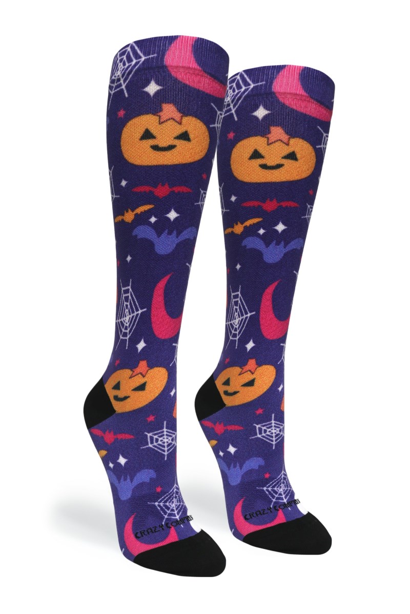 Crazy 360 Purple Scare OTC Compression Socks (Standard & Extra Wide)