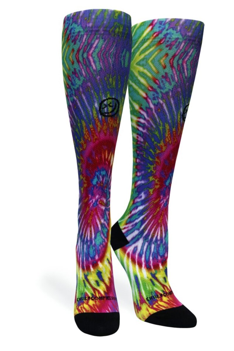 Crazy 360 Digital-Tie-Dye OTC Compression Socks (Standard & Extra Wide)