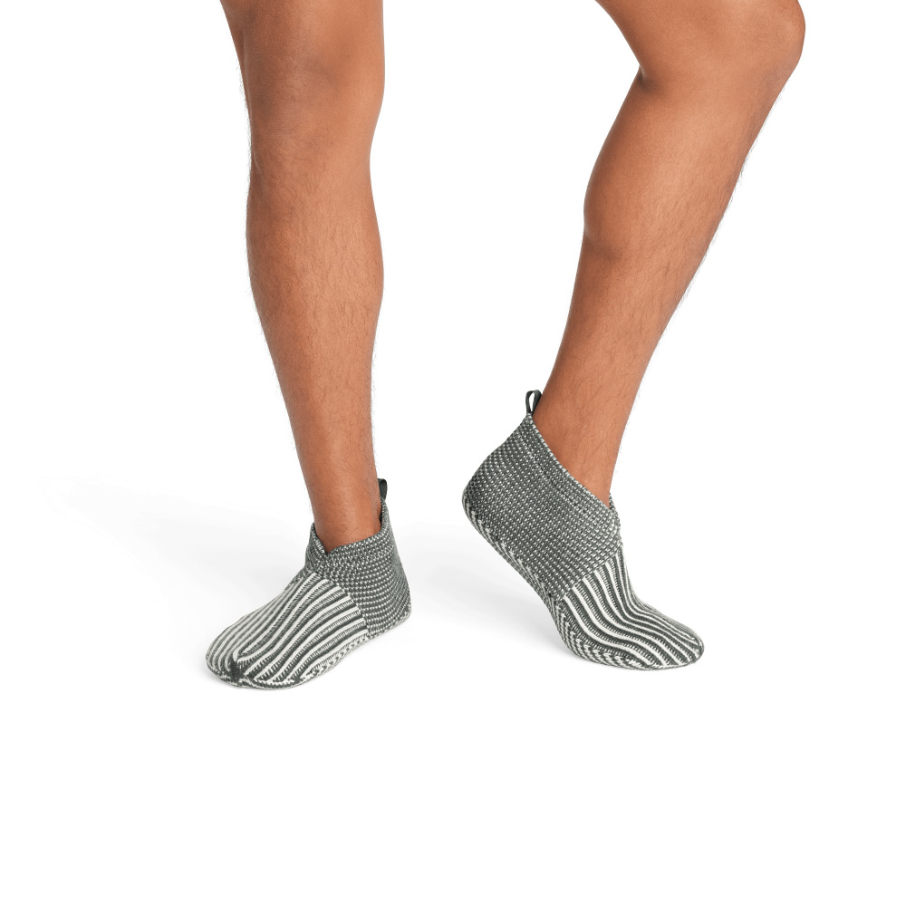 Bombas Men's Patterned Gripper Slipper - Double Cushion
