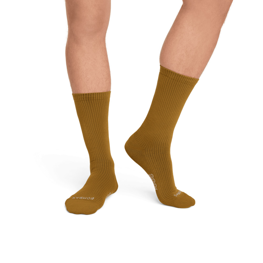 Bombas Men's Modern Rib Calf Sock 4-Pack