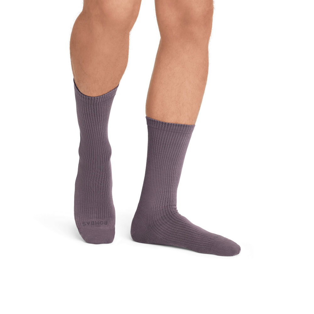 Bombas Men's Modern Rib Calf Sock 4-Pack