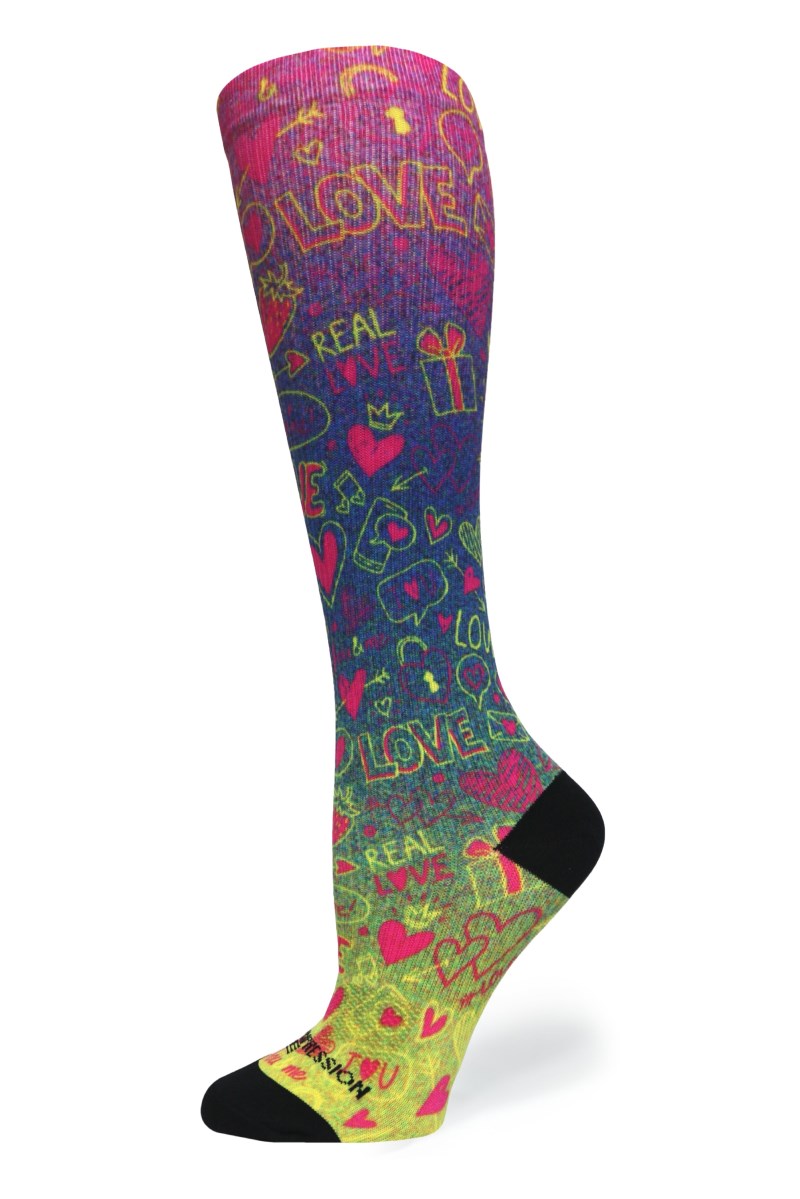 Crazy 360 Doodles (EXTRA WIDE CALF)