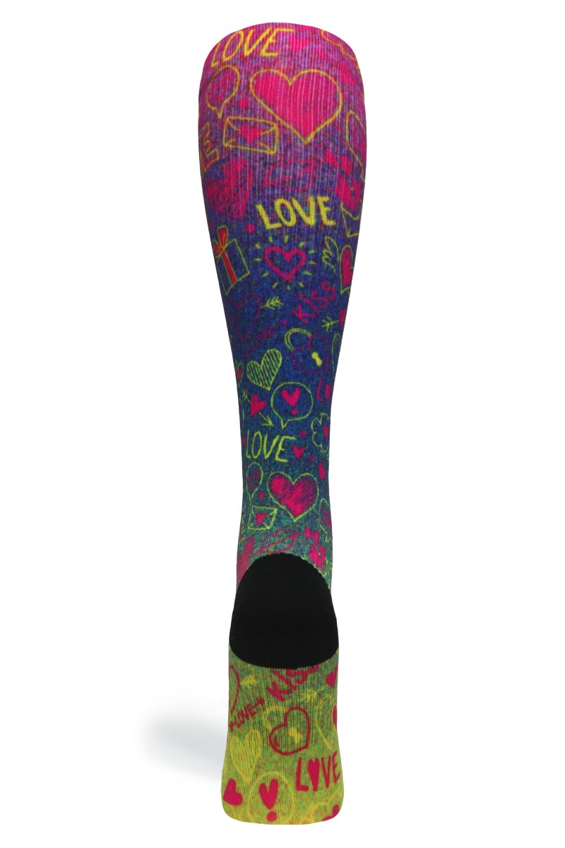 Crazy 360 Doodles (EXTRA WIDE CALF)